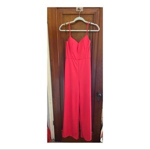 Hot Pink Jumpsuit